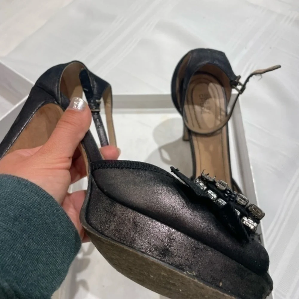 See by Chloe Platform Bow Jeweled Sandals Size 41